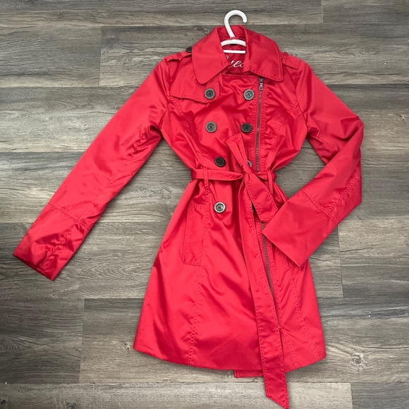 Dark coral Guess spring Jacket size S - Picture 1 of 1